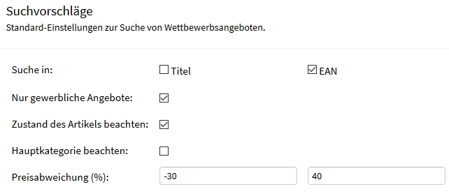 Suchvorschläge