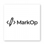 Das Bild zeigt eine Kachel mit dem Logo vn MarkOp Marketing & Webdesign