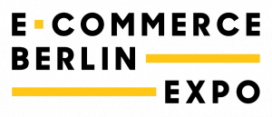 Logo der E-Commerce Berlin Expo mit schwarzen Buchstaben