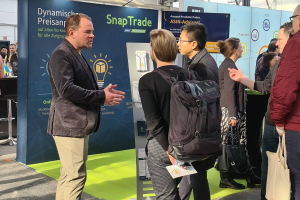 Viele Besucher am SnapSoft-Stand auf der E-Commerce Berlin Expo